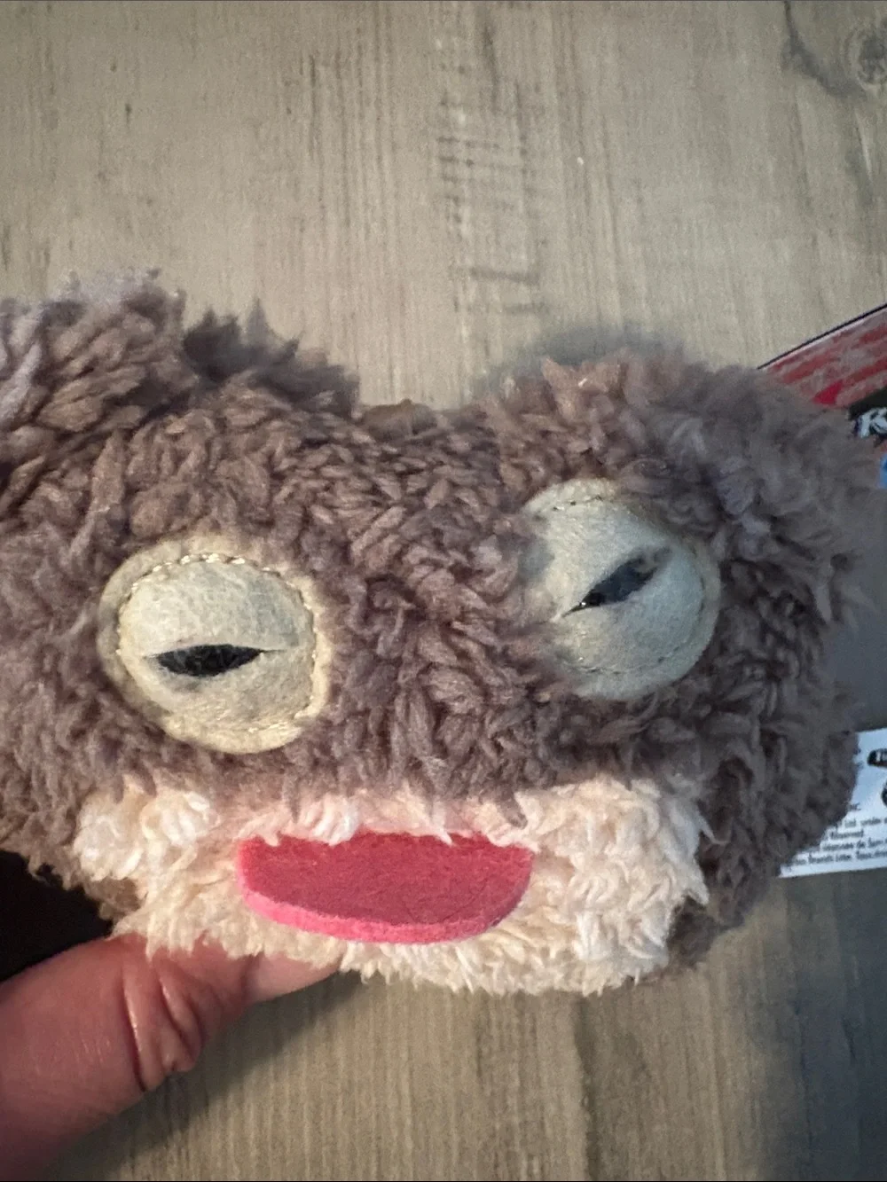 Fugler Kids Plush Keyring - Brown & Cream